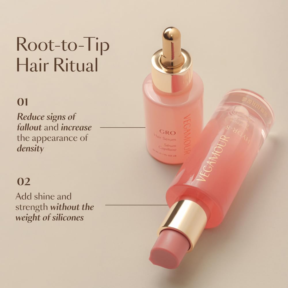 Vegamour GRO and Shine Kit Includes GRO Hair Serum & HYDR-8 Weightless Repair Oil for Fine or Thinning Hair VEGAMOUR buy supplements canada