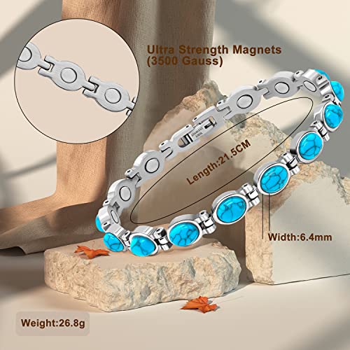 JEROOT Magnetic Bracelets for Women, Magnetic Bracelets with 3500 Gauss Exquisite JEROOT buy supplements canada