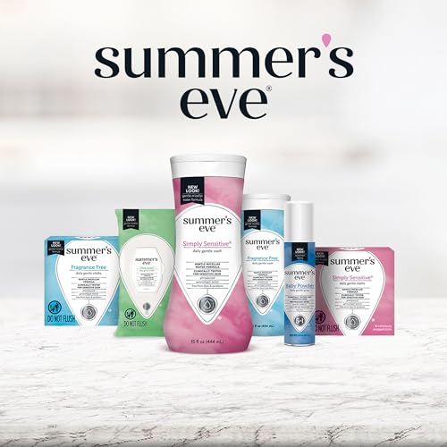 Summer's Eve Fragrance Free Gentle Daily Feminine Wipes, Removes Odor, pH balanced, 32 Count, 4 Pack Summer's Eve buy supplements canada