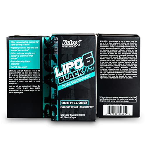 Nutrex Research Lipo-6 Black Hers Ultra Concentrate | Weight Loss Pills for Women | Fat Burner Nutrex Research buy supplements canada