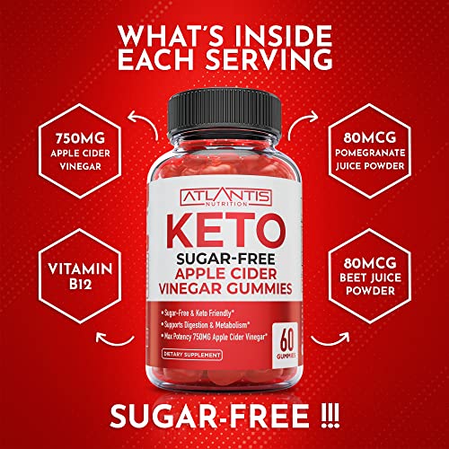 Sugar-Free Keto ACV Gummies for Weight Loss - Apple Cider Vinegar Keto ACV Gummies Atlantis Nutrition buy supplements canada