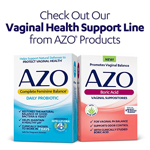 AZO Yeast Plus Dual Relief Tablets, Yeast Infection and Vaginal Symptom Relief, Relieves Itching & Burning AZO buy supplements canada