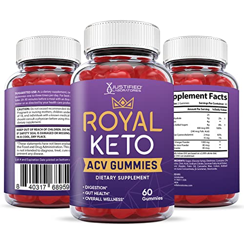 Justified Laboratories Royal Keto ACV Gummies 1000MG with Pomegranate Juice Beet Root Justified Laboratories buy supplements canada