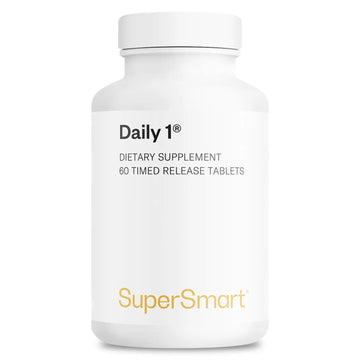 Supersmart - Daily 1® Timed Release - Multivitamin Supplement for Women & Men - with BioPQQ®, Vitamin A, B, C, D & E, Biotin, Quercetin & Fisetin | Supersmart buy supplements canada