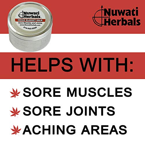 Healing Balm Massage for Sore Muscles and Joints – Nuwati Herbals Indian Blanket Balm – Sweet Smelling Warmth with Cinnamon, Cloves, Camphor, Menthol, 4 Ounces Nuwati Herbals buy supplements canada