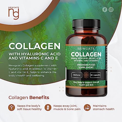 Newgate Labs Marine Collagen 350mg with Hyaluronic Acid, Vitamin C & Vitamin E Newgate Labs buy supplements canada