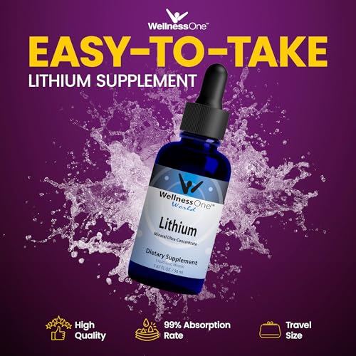 WellnessOne Liquid Lithium Supplements - Ionic Lithium Supplement Liquid WellnessOne buy supplements canada