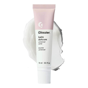 Glossier Balm Dotcom Hydrating Lip Balm - Universal Salve, Up to 12Hr Moisture - Lanolin, Beeswax & Castor Oil for Dry Lips, Cuticles & Skin - Original, Clear Fragrance-Free, 15ml Glossier buy supplements canada