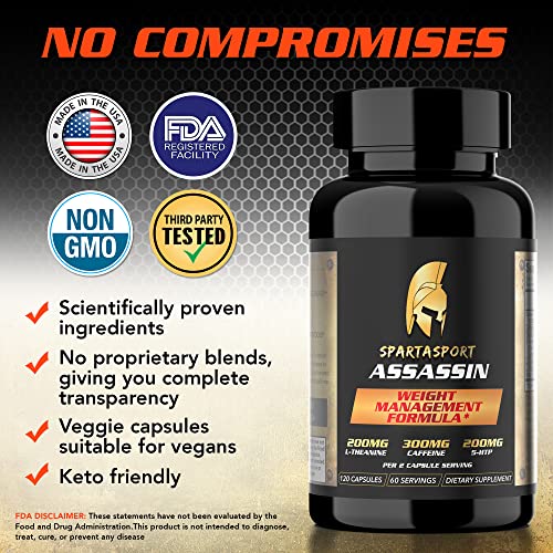 Spartasport Assassin Weight Management Formula - Weight Loss Pills for Women Men Spartasport buy supplements canada