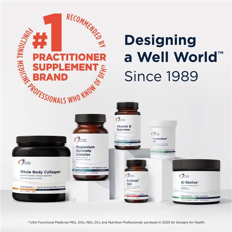 Designs for Health Homocysteine Supreme - Methylated B Vitamins with Riboflavin, B6, B12, Folate, L-Serine & TMG for Brain Support & Heart Health - Methylated Multivitamin (60 Capsules) Designs for Health buy supplements canada