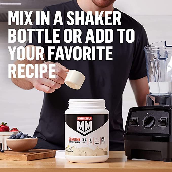 Muscle Milk Genuine Protein Powder, Cookies 'N Crème, 1.93 Pounds, 12 Servings Muscle Milk buy supplements canada