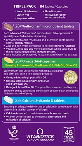 Vitabiotics Wellwoman Max, 84 Capsules Vitabiotics buy supplements canada