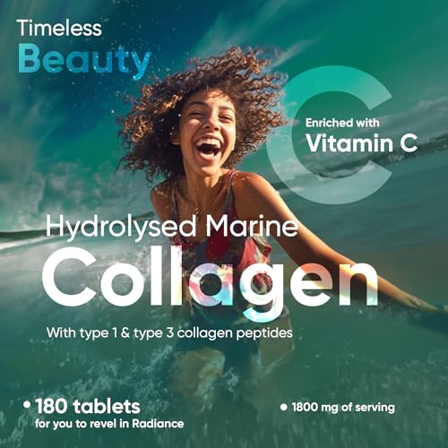 Hydrolysed Marine Collagen Tablets 1800mg - Collagen Supplements for Skin, Hair, and Slumber- for Men & Women WeightWorld buy supplements canada