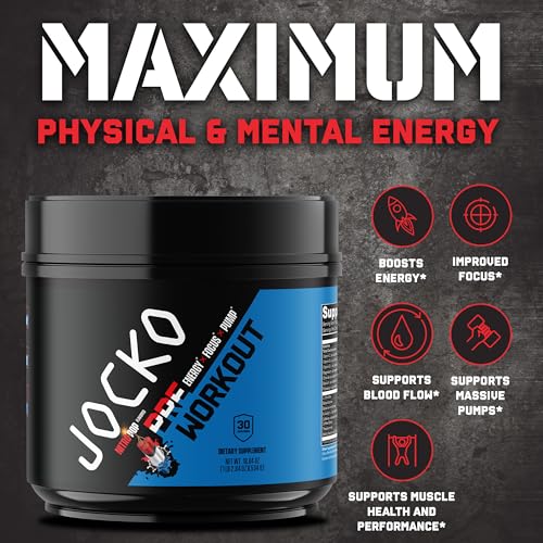 JOCKO FUEL Ultimate Pre Workout Powder - Pre-Workout Energy Powder Drink for Men JOCKO FUEL buy supplements canada