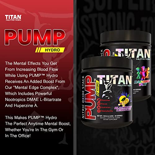 Pump- Nitric Oxide Boosting Stack Stim Free: Loaded with Citruline Malate for Maximum Titan Nutrition buy supplements canada