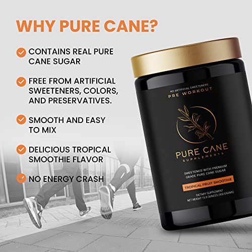 Pure Cane Natural Pre Workout Powder for Men & Women - No Artificial Sweeteners Pure Cane Supplements, Inc. buy supplements canada