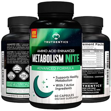 TRUTHENTICS Night Metabolism Booster for Men & Women - Night Time Fat Burner TRUTHENTICS buy supplements canada
