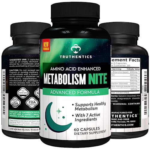 TRUTHENTICS Night Metabolism Booster for Men & Women - Night Time Fat Burner TRUTHENTICS buy supplements canada