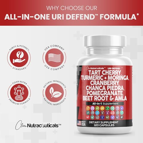 Tart Cherry Extract Capsules 20,000mg with Turmeric 8000mg Moringa Clean Nutraceuticals buy supplements canada