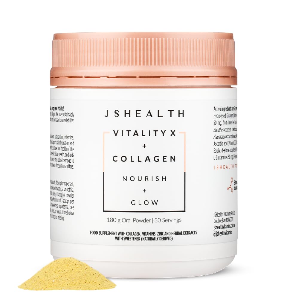 JSHealth Vitamins Vitality X + Collagen - Beauty Powder Supplement with Vitamins C & E JSHealth buy supplements canada