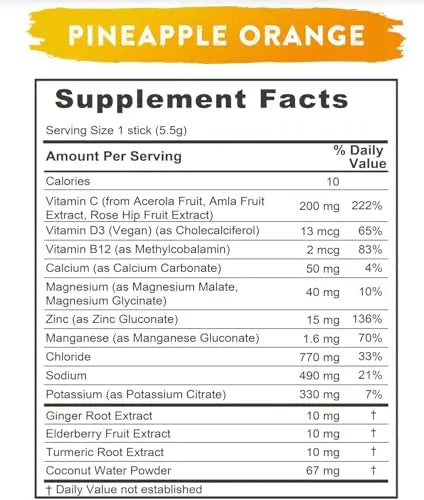 REDMOND Re-Lyte Immunity, Multivitamin Supplement Mix (Pinapple Orange) REDMOND buy supplements canada