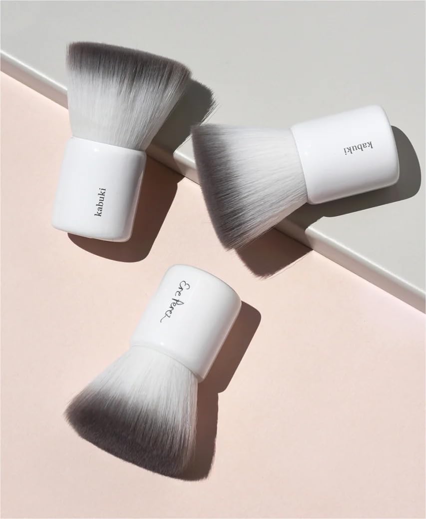 Ere Perez - Natural Eco Vegan Kabuki Makeup Brush | Multipurpose For Powder + Cream | Vegan Nylon Bristles, Cruelty-Free, Clean Beauty Ere Perez buy supplements canada
