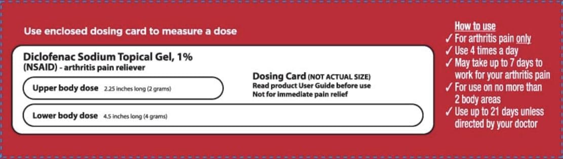 Leader Arthritis Pain Relief Gel, Original Prescription Strength, Diclofenac Sodium Topical Gel 1%, for Adults, Both Men & Women, and Children 12+, Compare to Voltaren, 3.53 Oz Leader buy supplements canada