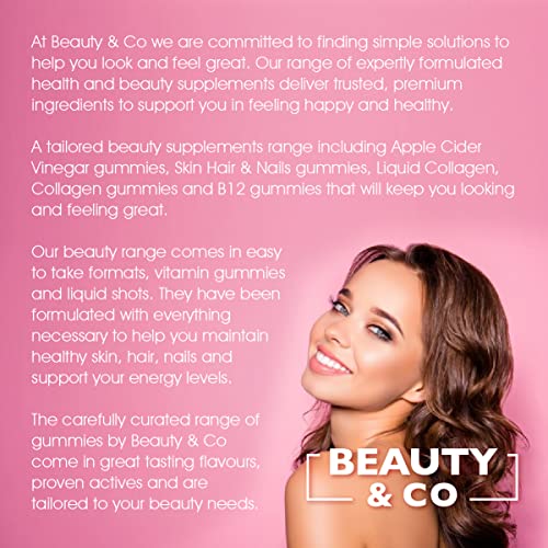 Beauty & Co Collagen Gummies by - 120 Marine Collagen Gummies with Biotin, Vitamin C & Selenium (120) Beauty & Co buy supplements canada