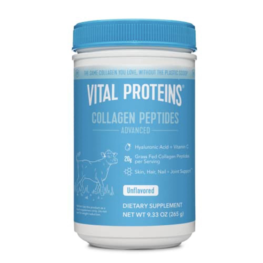 Vital Proteins Collagen Peptides Powder, 9.33 oz Unflavored + 15 oz Vanilla Plant Protein Vital Proteins buy supplements canada