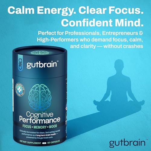 Brain Supplement for Memory and Focus with Probiotics, Advanced 2 in 1 Nootropic Brain Support for Mental Clarity, Caffeine Free Doctor Formulated Supplement, 60 Capsules Purity Labs buy supplements canada