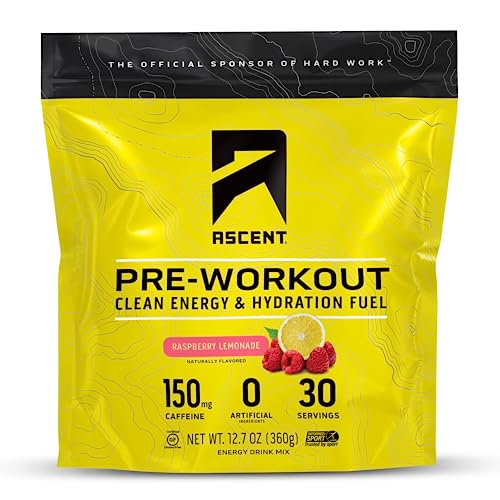 Ascent Pre Workout Powder - Preworkout for Men & Women with No Artificial Ingredients Ascent buy supplements canada