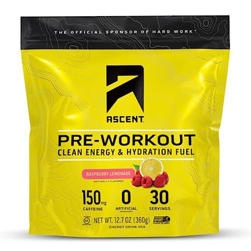 Ascent Pre Workout Powder - Preworkout for Men & Women with No Artificial Ingredients Ascent buy supplements canada