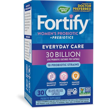 Nature's Way Fortify Probiotics for Women + Prebiotic, Digestive*, Immune*, and Vaginal Nature's Way buy supplements canada