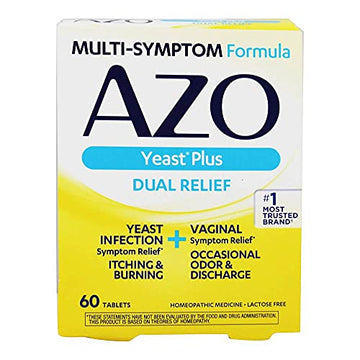 AZO Yeast Plus Tablets 60 ea (Pack of 6) - Packaging May Vary AZO buy supplements canada