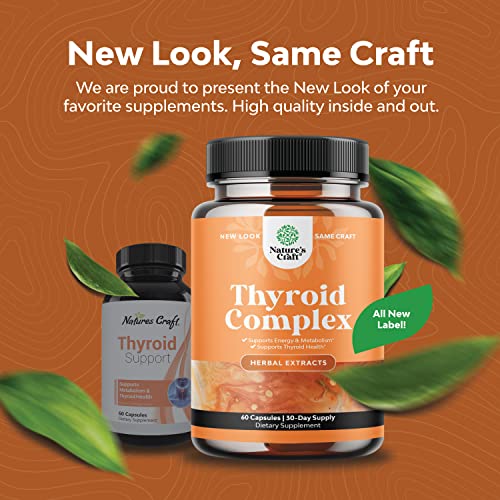 Pure Thyroid Support Supplement for Women - Thyroid Support for Weight Loss Mood Natures Craft buy supplements canada