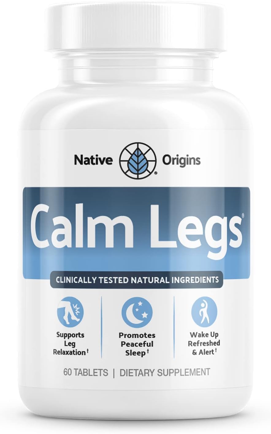Calm Legs Natural for Natural Itching, Crawling, Tingling and Agitated Leg with Iron, Magnesium, and Valerian Root (60 Tablets)… Calm Legs buy supplements canada