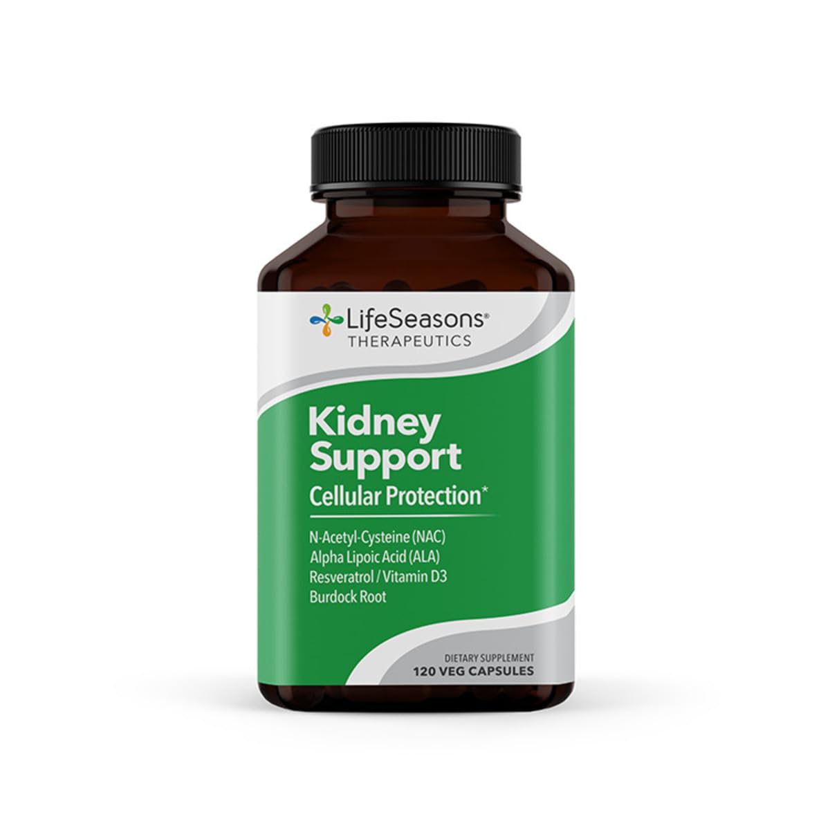 LifeSeasons Kidney Support Supplement – Cellular Protection with NAC, Alpha Lipoic Acid, Resveratrol, Burdock Root & Vitamin D3 – Supports Detox, Oxidative Stress & Renal Function – 120 Capsules LifeSeasons buy supplements canada