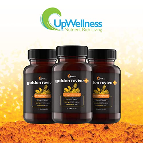 UpWellness Golden Revive + Joint Support with Quercetin, Magnesium, and Turmeric UpWellness Nutrient-Rich Living buy supplements canada