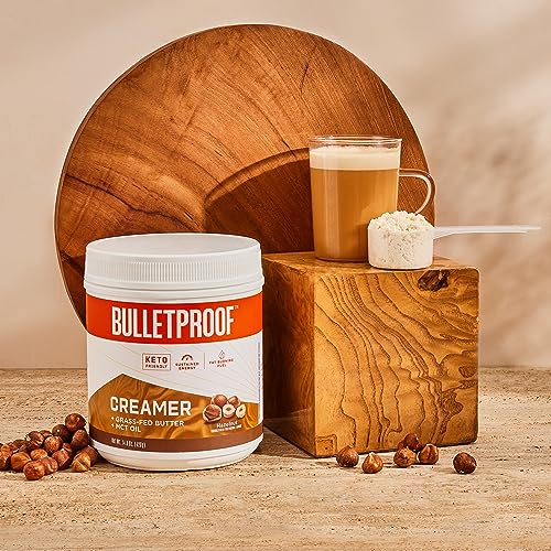 Bulletproof Hazelnut Creamer, 14.8 Ounces, Keto Coffee Creamer with MCT Oil and Grass Bulletproof buy supplements canada