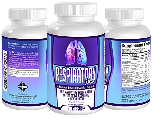 Respiratory-MAX (4-Month Supply) Respiratory Supplements Elevate Recovery Supplements buy supplements canada