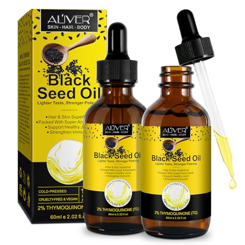 2 Pack Black Seed Oil, Organic Cold Pressed Unrefined Black Seed Oil, Pure Natural Black BDBFZCFP buy supplements canada