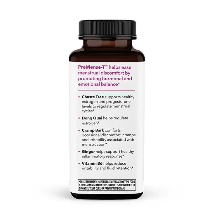 LifeSeasons - PreMense-T - PMS Relief Supplement - Support for Pre-Menstrual Symptoms, Cramping & Breast Tenderness - Nourish Tissue - Ginger Crampbark Dong Quai Chasteberry & Vitamin B6-60 Capsules LifeSeasons buy supplements canada