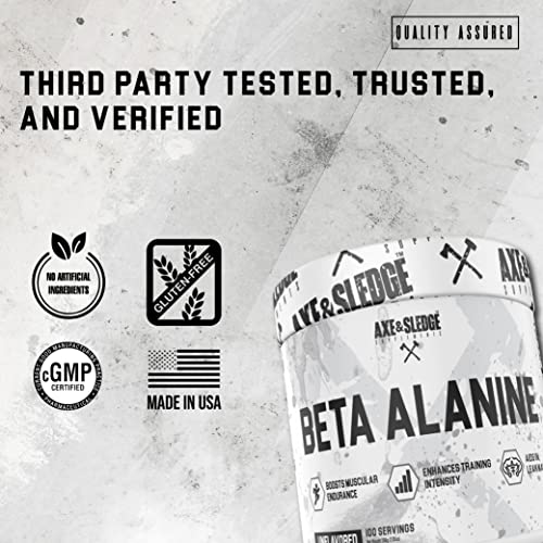 Axe & Sledge Supplements Beta Alanine Basics Powder, Supports Endurance, Performance Axe & Sledge buy supplements canada