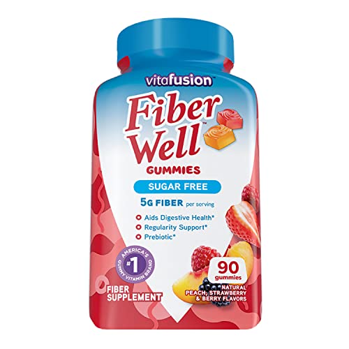 Vitafusion Fiber Well Sugar Free Fiber Supplement, Peach, Strawberry And Blackberry Vitafusion buy supplements canada