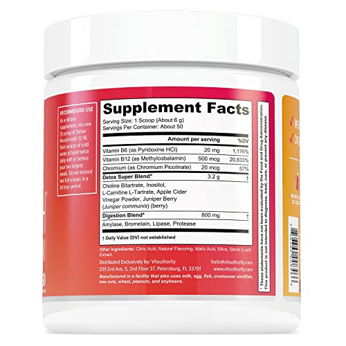 Detox Cleanse for Weight Loss and Belly Fat - Anti Bloat and Digestive Health Clean Gut Vitauthority buy supplements canada