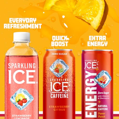 Sparkling Ice, Strawberry Lemonade Sparkling Water, Zero Sugar Flavored Water Sparkling ICE buy supplements canada