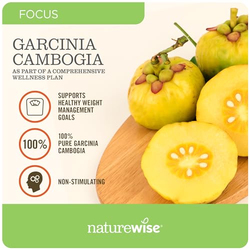 Naturewise Garcinia Cambogia with Pure Garcinia Cambogia Extract, 60% HCA Concentrati NatureWise buy supplements canada