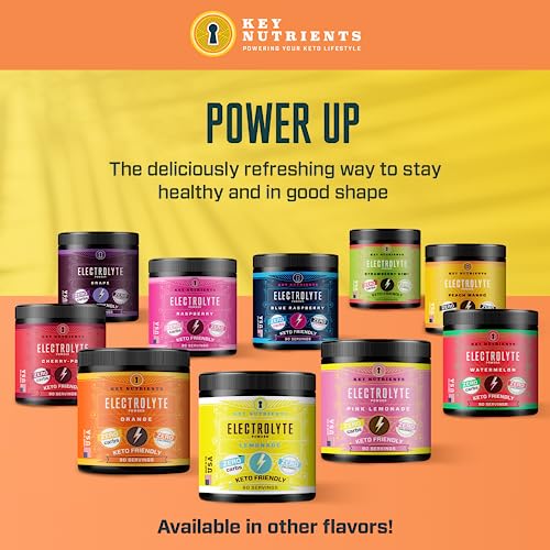 Key Nutrients Electrolytes Powder - Tropical Peach Mango Drink Mix 90 Servings KEY NUTRIENTS buy supplements canada