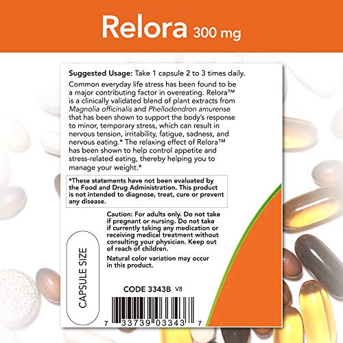 NOW Supplements, Relora 300 mg (a Blend of Plant Extracts from Magnolia officinalis NOW buy supplements canada