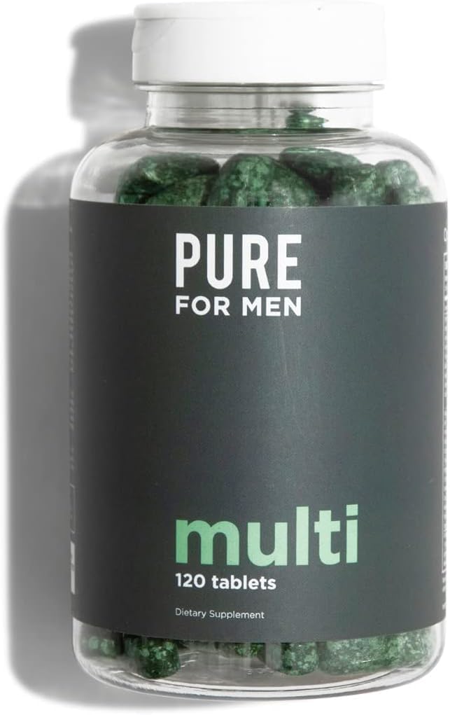 Pure for Men Original Stay Ready Fiber Supplement (120 Capsules) + Vegan Multivitamin (120 Capsules) Pure for Men buy supplements canada